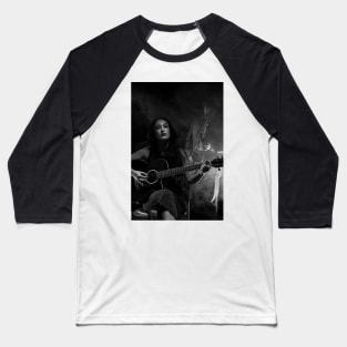 Guitar and Sax Baseball T-Shirt